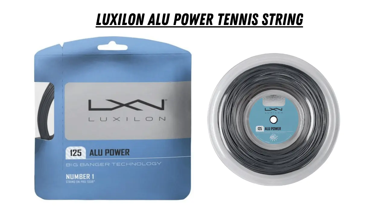 Luxilon ALU Power 125 co-polyester tennis string - best tennis strings 2026
