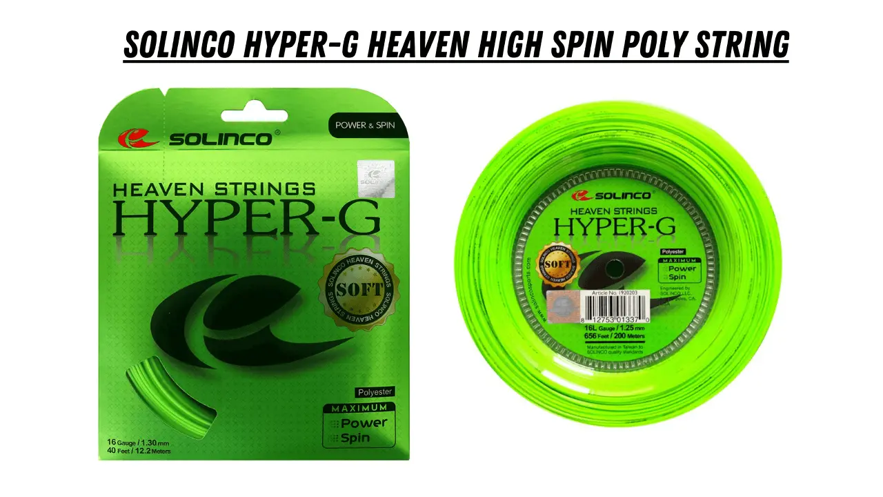 Solinco Hyper-G 125 co-polyester tennis string - best tennis strings 2026