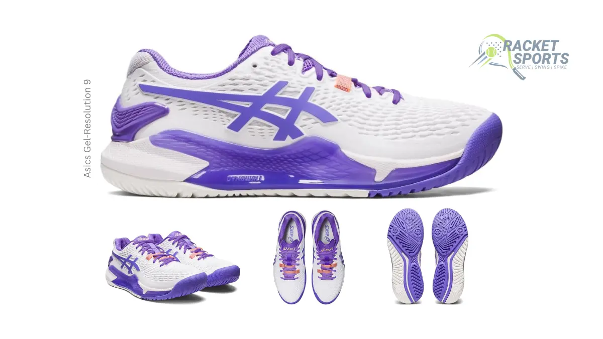 Asics Gel Resolution 9 tennis shoes - best tennis shoes 2026