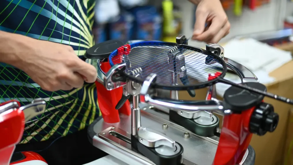 Check By Badminton Racket String Tension Machine