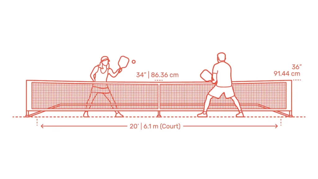 Picklebaal Net Height