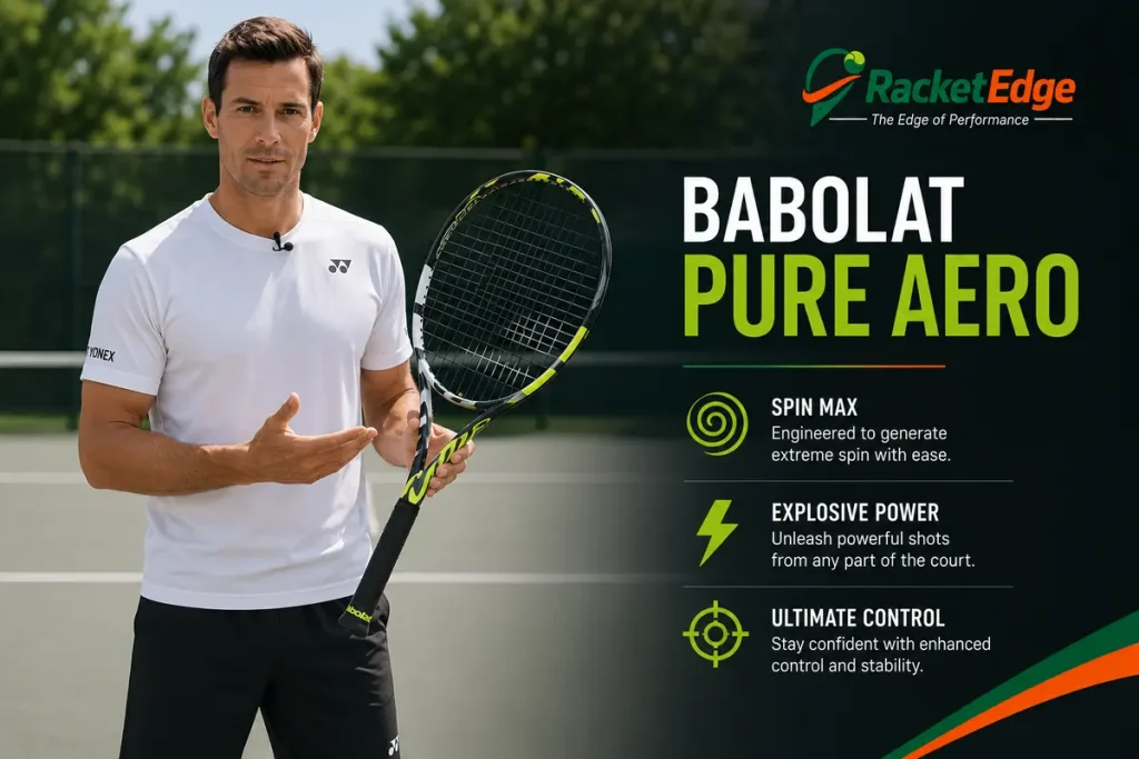 The Babolat Pure Aero - Best for Spin Generation
